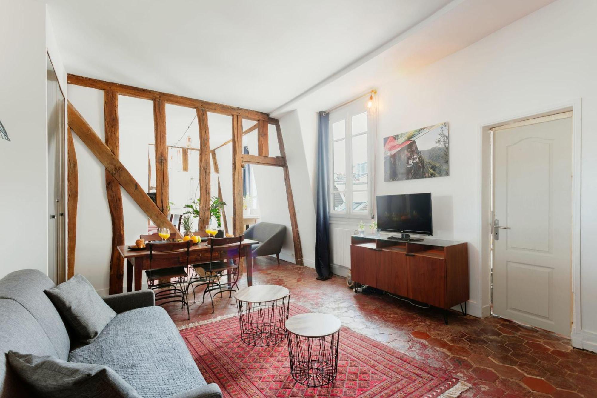 Ferienwohnung Central Paris 1Br Cozy Exterior foto