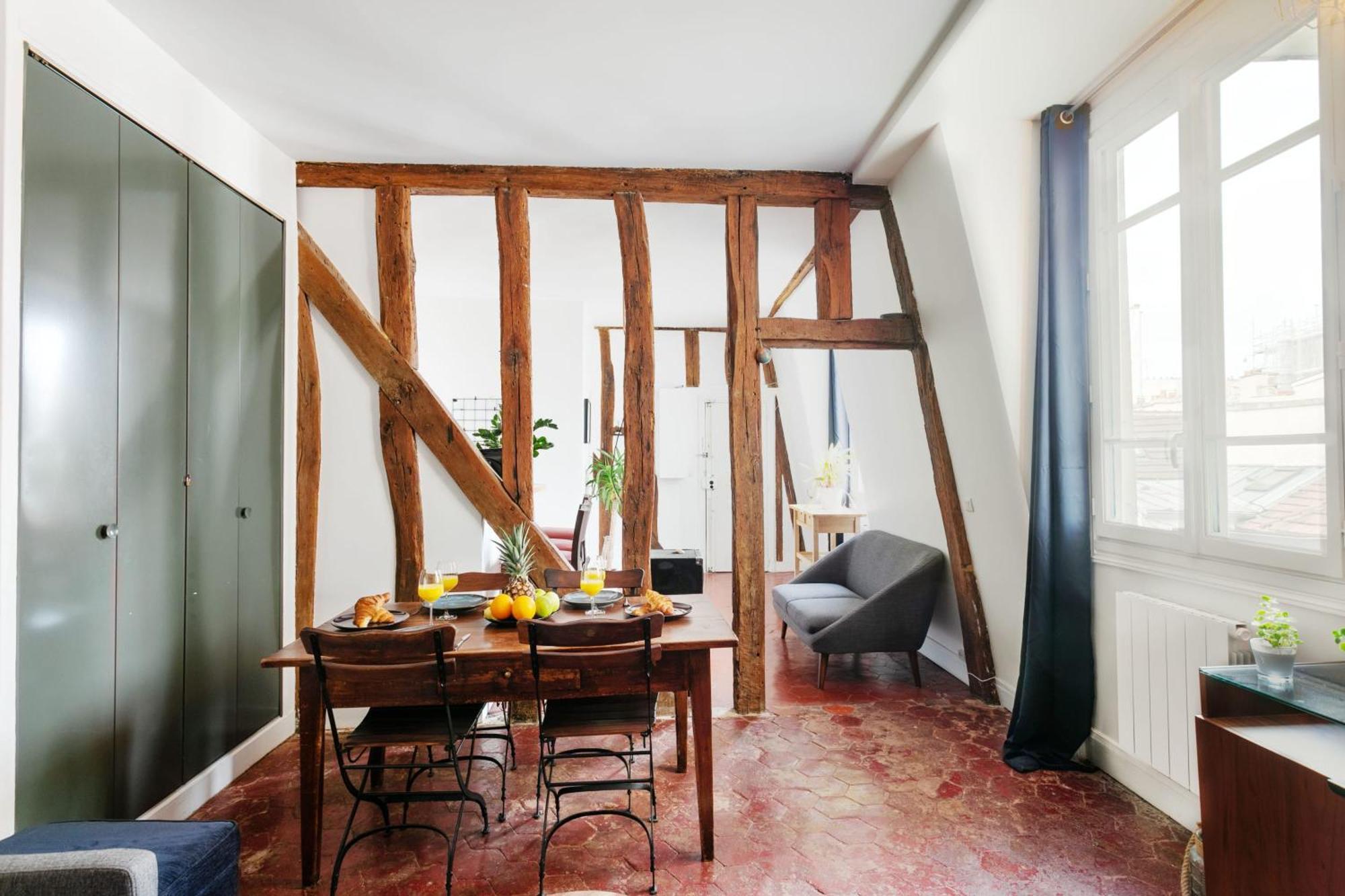Ferienwohnung Central Paris 1Br Cozy Exterior foto